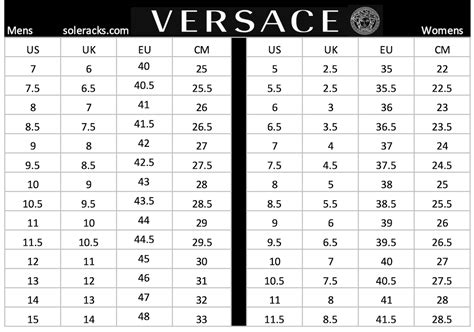 versace shoes 5|Versace shoes size chart.